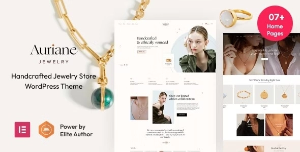 Auriane Handcrafted Jewelry Store WordPress Theme 2.1.2 GPL Theme