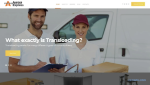 AuroraExpress Transportation Company Responsive WordPress Theme 1.0.0 GPL Theme