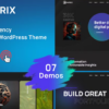 Avrix Digital Agency Portfolio WordPress 1.1破解版主题