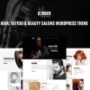 Barber Hair Tattoo Beauty Salons WP Theme 1.3.2破解版主题