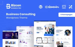 Bizcon Business Consulting WordPress Theme 1.2 GPL Theme