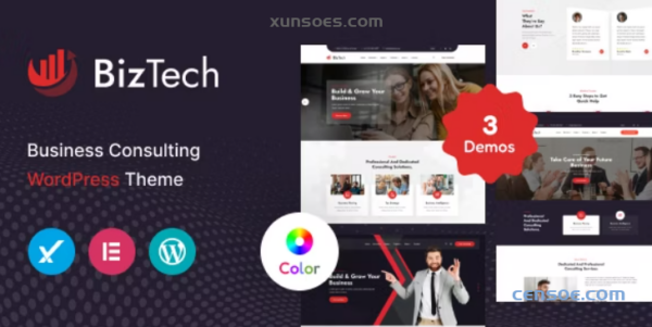 Biztech Corporate Consulting Business WordPress Theme + RTL 1.0.1 GPL Theme