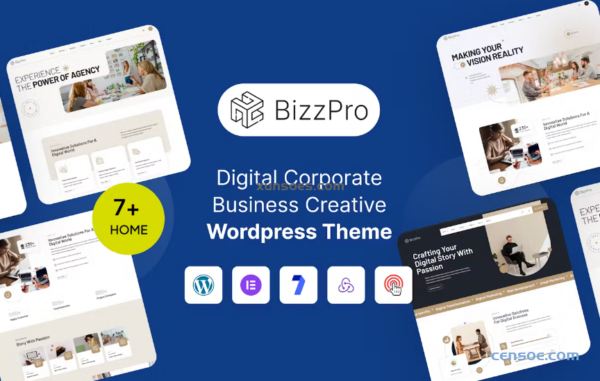 Bizzpro – Digital Business Creative WordPress 1.0.1 GPL Theme