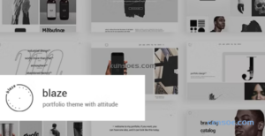 Blaze Portfolio Theme 1.6 GPL Theme