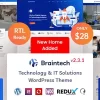 Braintech Technology IT Solutions WordPress Theme 2.5.0破解版主题