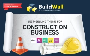 BuildWall Construction Company Multipurpose WordPress Theme 1.0.4 GPL Theme