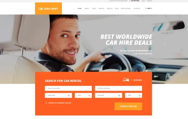 Cars4Rent 1.2.5 GPL Theme