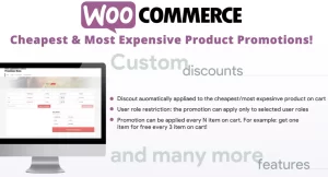 Cheapest Most Expensive Product Promotions 3.6 GPL Plugins