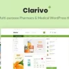 Clarivo Pharmacy and Medical WordPress theme 1.4.8破解版主题