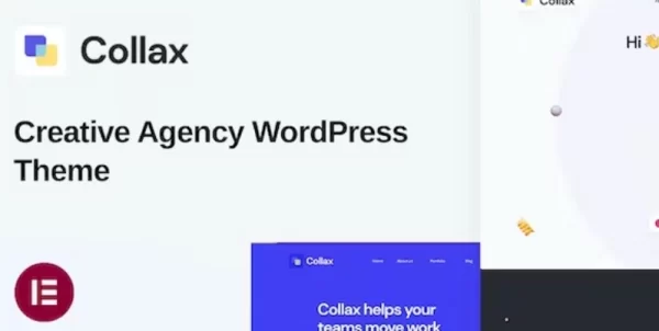 Collax – Creative Agency WordPress Theme 1.0.9 GPL Theme