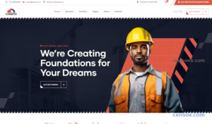 Constix Construction Industrial WordPress Theme 1.0.2 GPL Theme