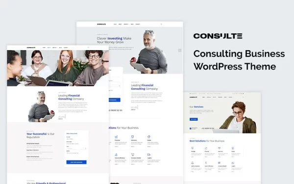 Consulte Consulting Business FREE WordPress Theme 1.0.2 GPL Theme