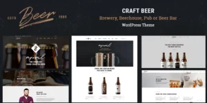 Craft Beer Brewery Pub WordPress Theme 1.4.8 GPL Theme