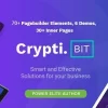 CryptiBIT Technology Cryptocurrency ICOIEO Landing Page theme 1.4 1.4破解版主题
