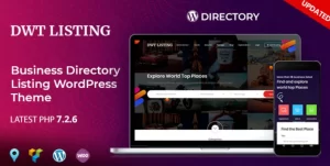 DWT Directory Listing WordPress Theme 3.2.7 GPL Theme