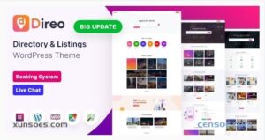 Direo Directory Listing WordPress Theme 2.25 GPL Theme