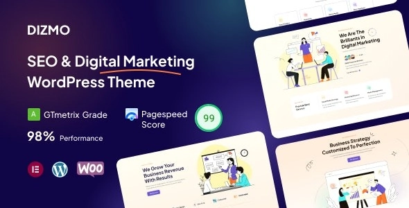 Dizmo SEO Digital Marketing Theme 1.0.1 GPL Theme