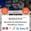 Educavo Online Courses Education WordPress Theme 3.1.4破解版主题
