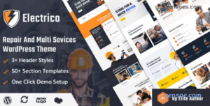 Electrico Repair and Multi Services WordPress Theme 1.1 GPL Theme