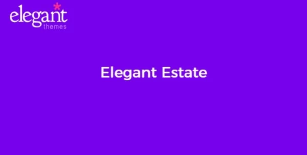 Elegant Themes Elegant Estate 5.0.14 GPL Theme