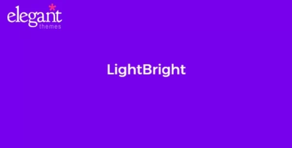 Elegant Themes LightBright 4.7.13 GPL Theme