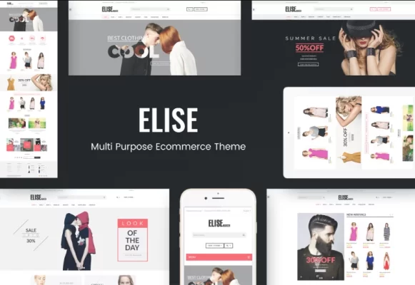 Elise Fashion WooCommerce WordPress Theme 1.3.6 GPL Theme