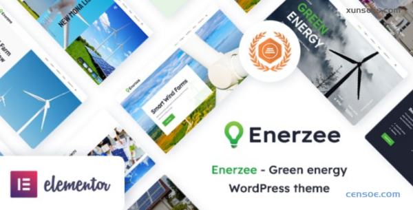 Enerzee  – Renewable Energy WordPress Theme 1.2 GPL Theme