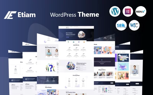 Etiam Corporate Business WordPress Theme 1.0.0 GPL Theme
