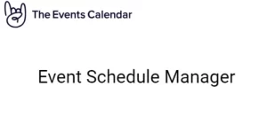 Event Schedule Manager 1.2.0 GPL Plugins