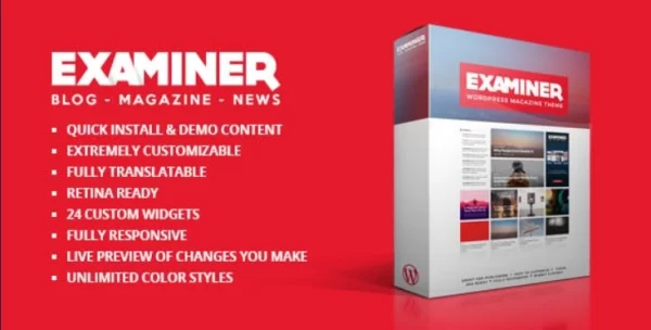 Examiner Magazine Theme 1.5.3 GPL Theme