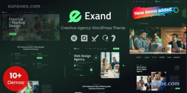Exand Creative Agency WordPress Theme 1.0.0 GPL Theme