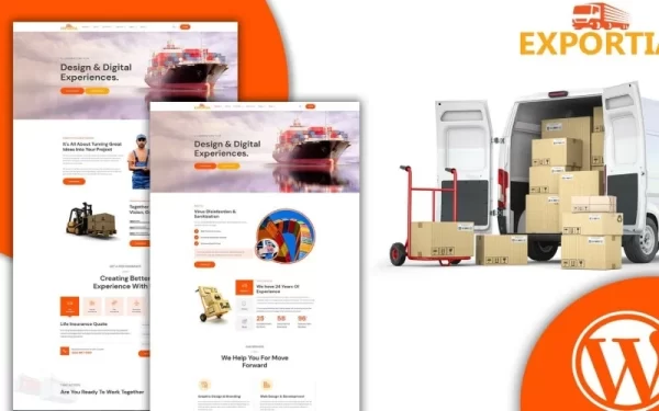 Expotia Transportation and Logistic WordPress Theme 1.0.0 GPL Theme