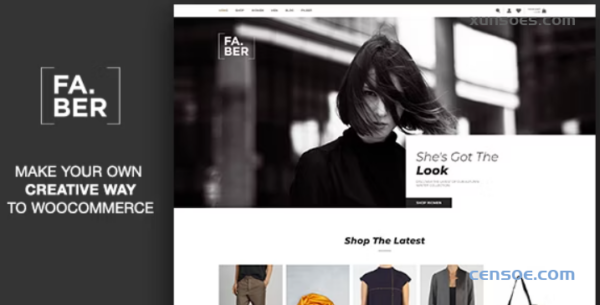 Faber Fashion Clothing Shop for Woocommerce 2.5.0 GPL Theme