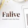 Falive Beautiful Creative Fashion Blog Theme 1.1.2破解版主题