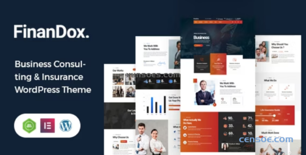 FinanDox Business Consulting WordPress Theme 2.0.0 GPL Theme