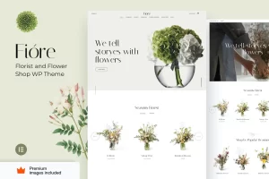 Fiore Flower Shop and Florist 3.1 GPL Theme