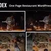 Foodex One Page Restaurant WordPress Theme 1.0破解版主题