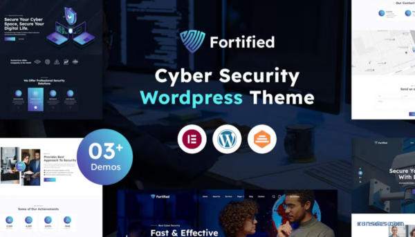 Fortified | IT Cyber Security WordPress Theme 1.0 1.0 GPL Theme
