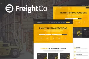 FreightCo Logistics WordPress Theme 1.1.4 GPL Theme