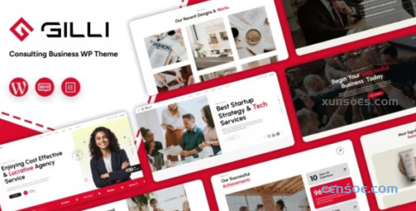Gilli Business Consulting WordPress Theme 1.0.6 GPL Theme