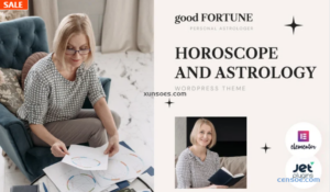 Good Fortune Horoscope and Astrology WordPress Theme 1.0.1 GPL Theme