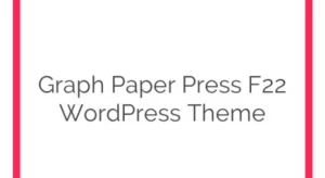 Graph Paper Press F22 WordPress Theme 1.0.1 GPL Theme