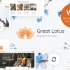Great Lotus Oriental Buddhist Temple WordPress Theme RTL 1.3.1破解版主题