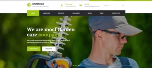 Greengia Gardening Landscaping WordPress Theme 2.1 GPL Theme