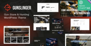 Gunslinger — Gun Store Hunting WordPress Theme 1.1 GPL Theme