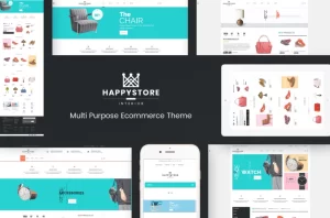 HappyStore WordPress WooCommerce Theme 1.6.5 GPL Theme