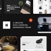 Heli Minimal Creative Black and White WordPress Theme 6.1.3破解版主题