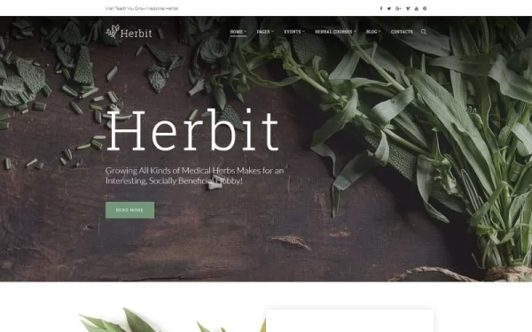 Herbit WordPress Theme 1.0.1 GPL Theme