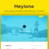 Heylone One Page Parallax WordPress Theme 2.1破解版主题