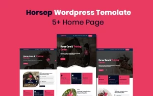 Horsep Equestrian and Horse Riding, Racing WordPress Theme 1.0.0 GPL Theme